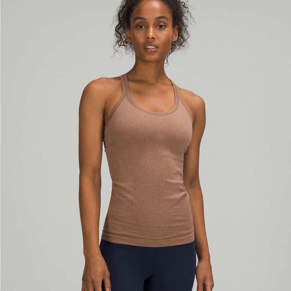 Lululemon Ebb to Street Shelf Bra Tank Top *Light Support
Cacao Size 6